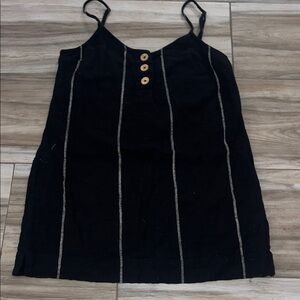 Rip Curl Black Striped Women's sundress dress size small